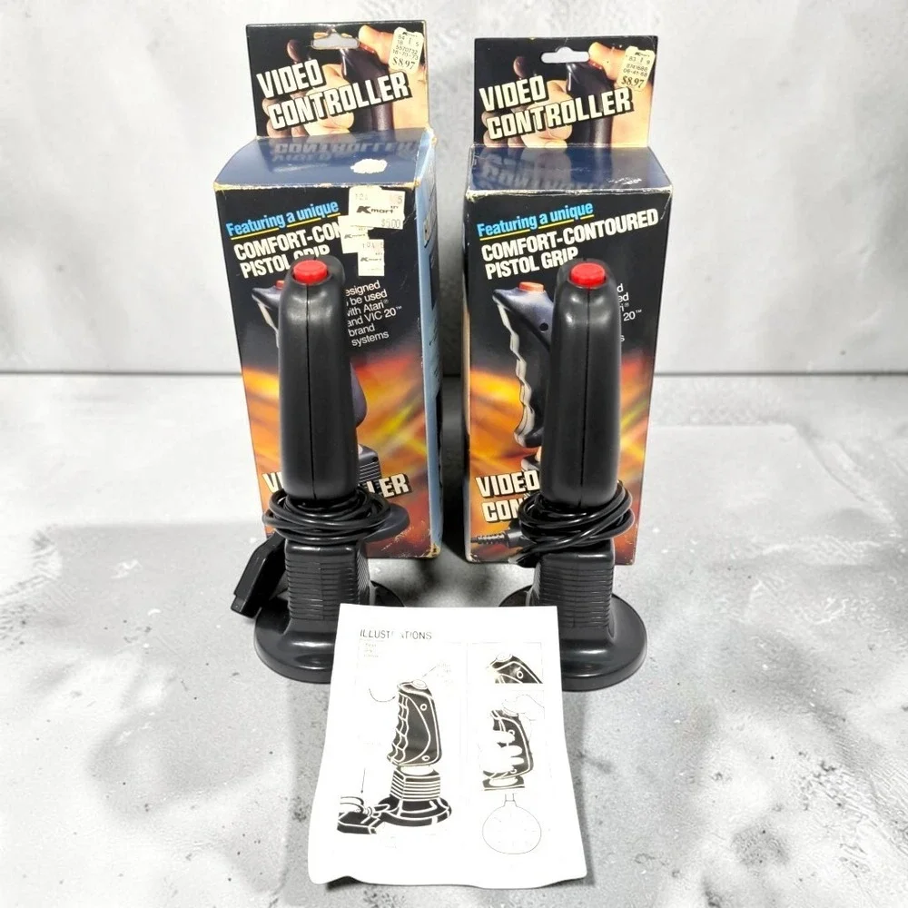VTG RGA International Video Controller RGA1170 Joysticks Pair Atari VIC 20 Kmart